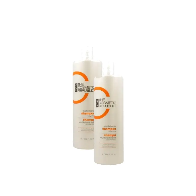 The Cosmetic Republic Champú Multivitamínico, 1000 Ml , pack 2