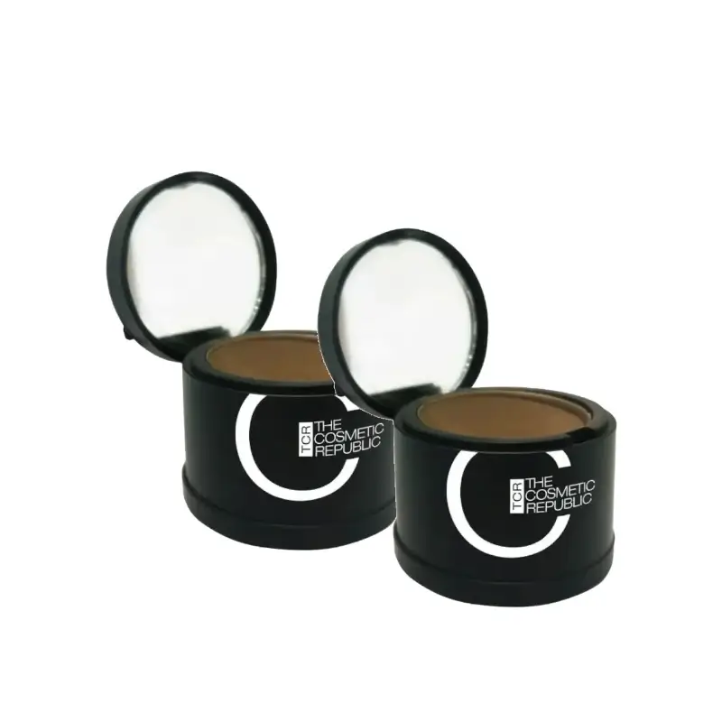 The Cosmetic Republic Cubre Raíces Medio, 4 Gr , pack 2