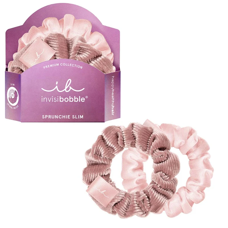 Sprunchie Slim Premium La Vie En Rose Scrunchie 2pc