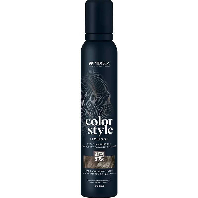 Indola Color Style Mousse Dark Ash 200ml
