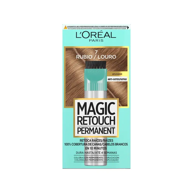 L'Oréal Paris Magic Retouch Permanent Retoca Raíces 7 Rubio 18 ml