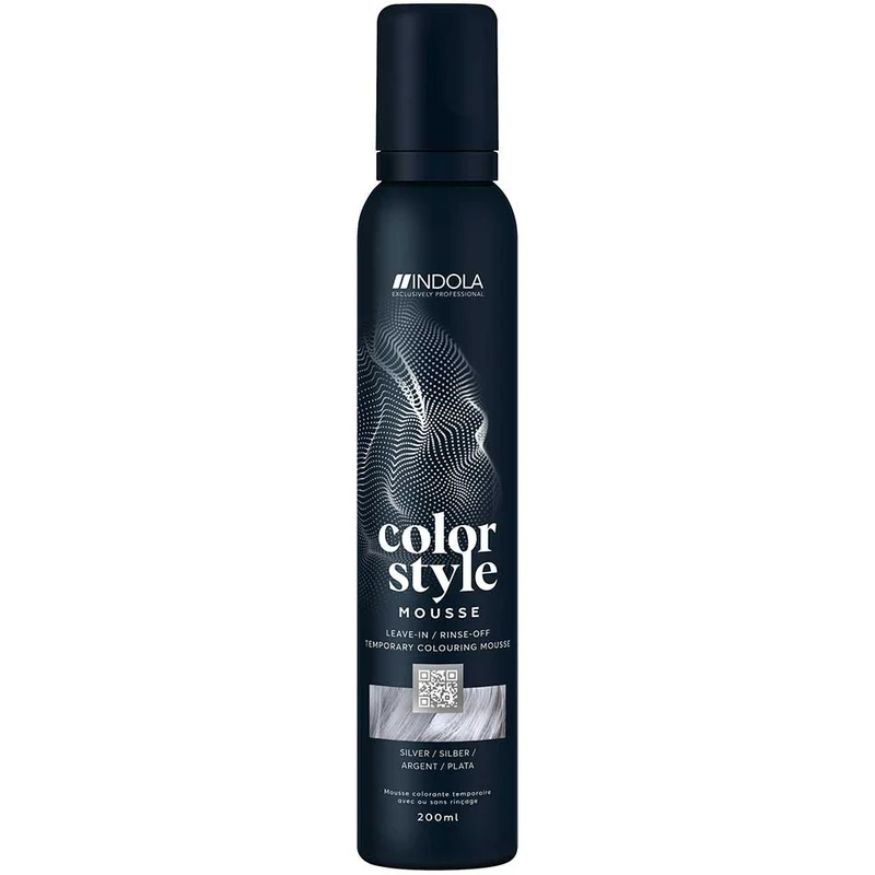 Indola Color Style Mousse Silver 200ml