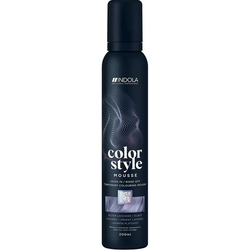 Indola Color Style Mousse Silver Lavender 200ml