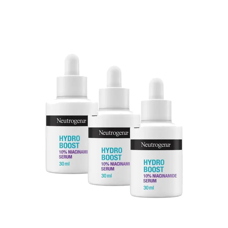 Neutrogena Hydro Boost Sérum Niacinamida, Pack 3 x 30 ml