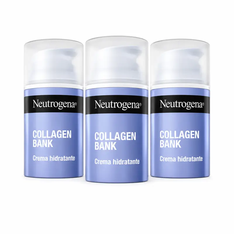 Neutrogena Collagen Bank Crema Hidratante Facial , Pack 3 x 50 ml