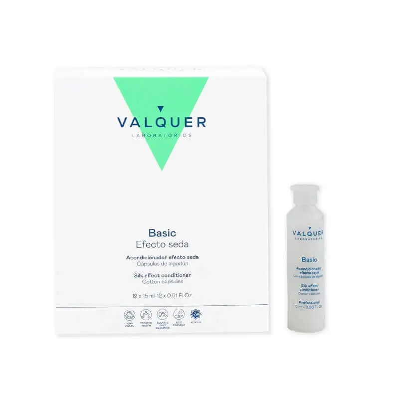 Valquer Acondicionador Capilar Efecto Seda - 12X15 Ml , 180 ml