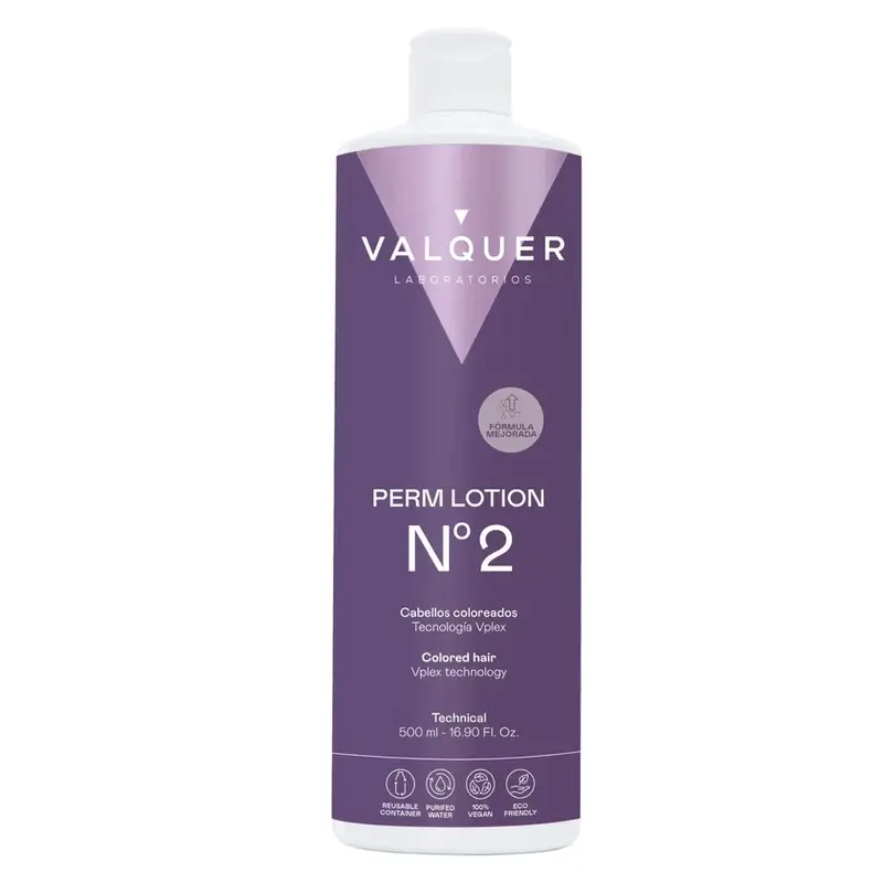 Valquer Líquido Para Permanente Nº2 (Cabello Teñido) , 500 ml