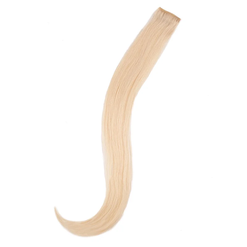 20" Human Hair Single Clip-in - #613 Light Blonde