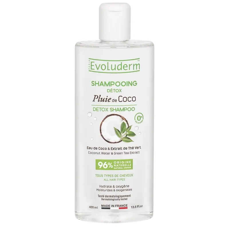 Evoluderm Champú Detox Coco, 400 ml
