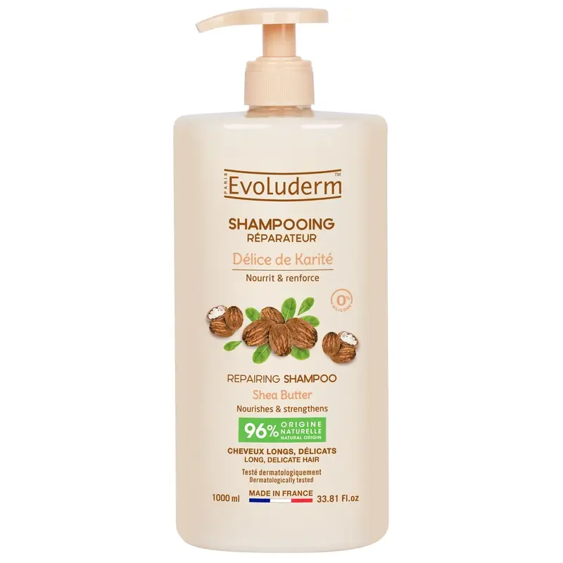 Evoluderm Champú Manteca De Karité, 1000 ml