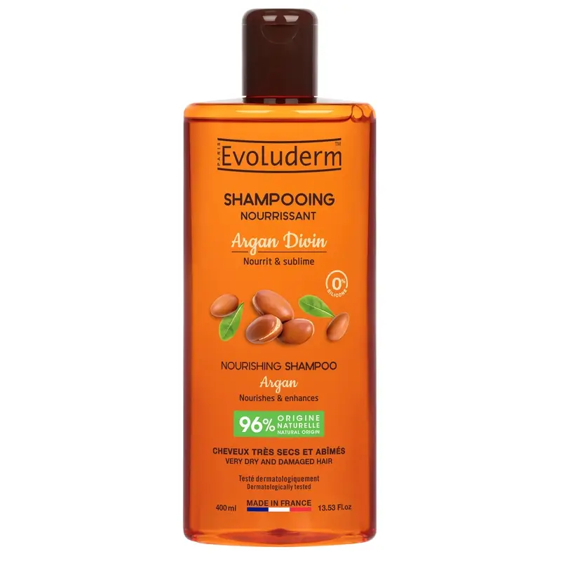 Evoluderm Champú Argan Divin, 400 ml