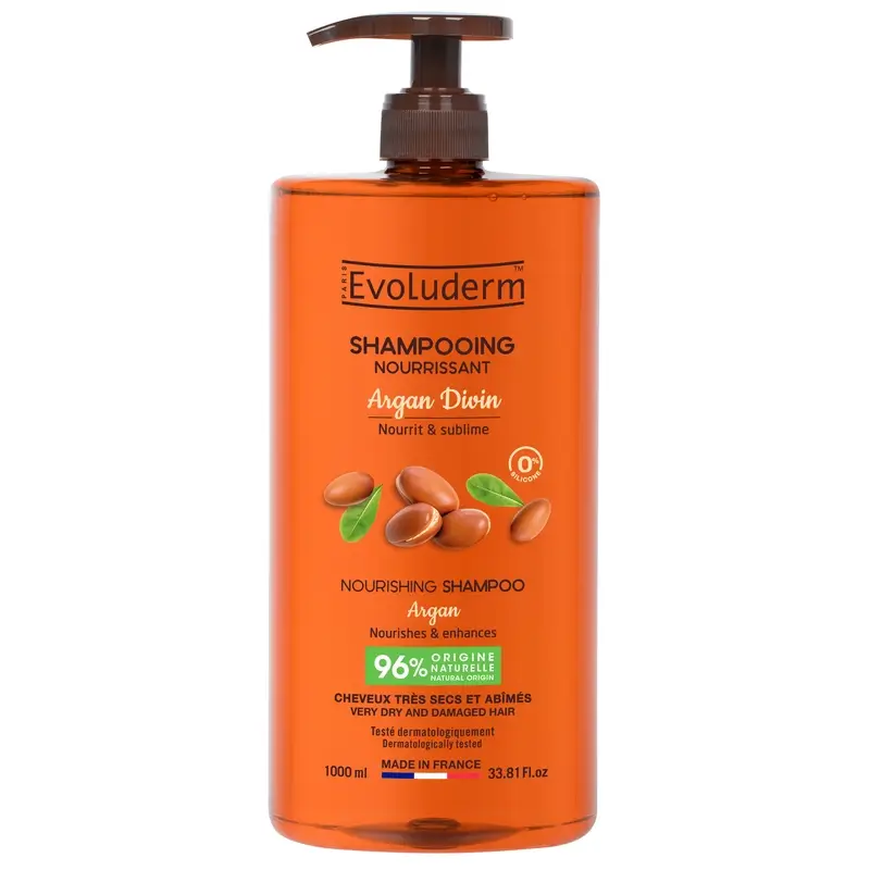 Evoluderm Champú Argan Divin, 1000 ml