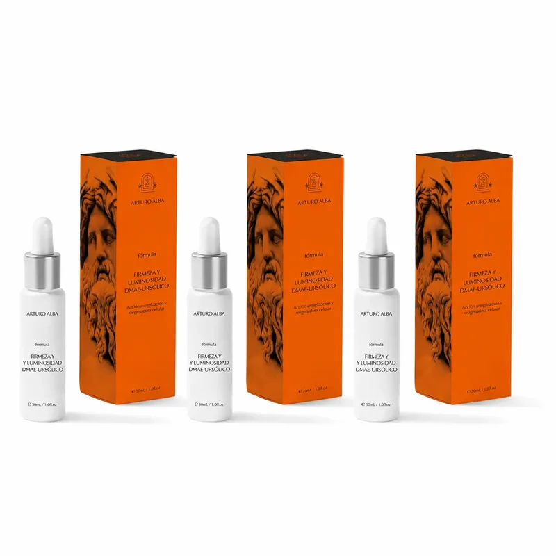 Arturo Alba Formula Firmeza Y Luminosidad Dmae-Ursolico 30Ml , pack 3