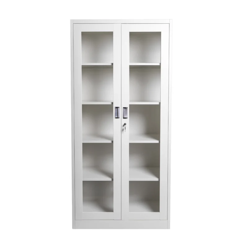 Ofigen Armario Metálico con Puertas de Vidrio, 106-310CH8