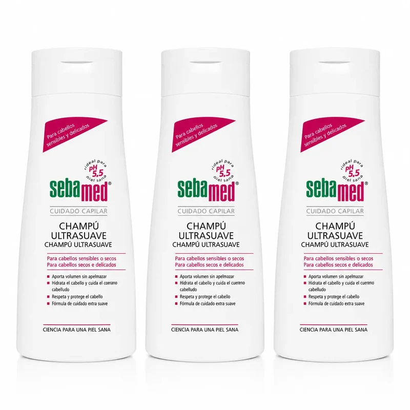 Sebamed Champú Ultrasuave 400 Ml , pack 3
