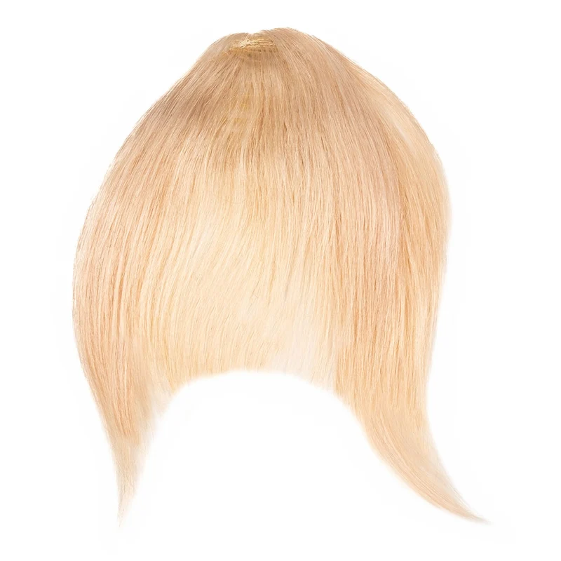 Human Hair Clip in Fringe - #60A Platinum Blonde
