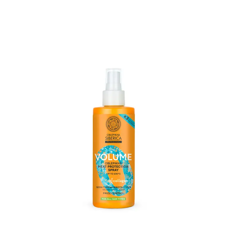Natura Siberica Spray De Protección Térmica Y Volumen, 200 Ml