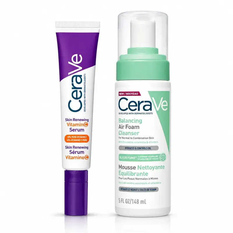 Cerave Cerave Sérum Vitamina C 30 Ml + Limpiador Air Foam 148 Ml