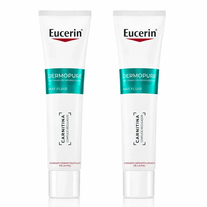 Eucerin Dermopure Fluido Facial Hidratante Matificante, 50 Ml , pack 2