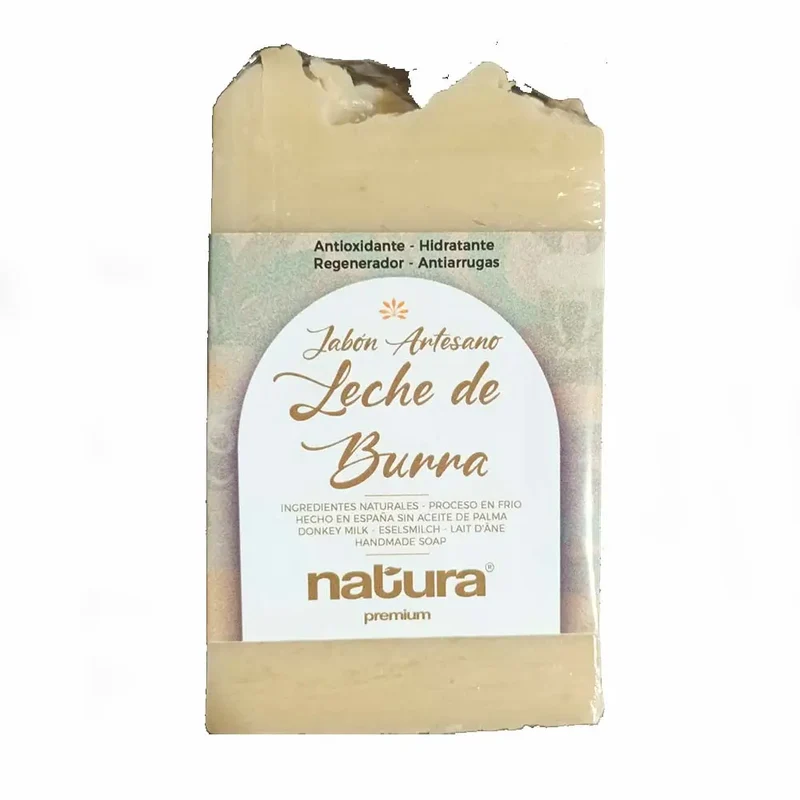 Natura Premium Jabon Facial Artesano Leche De Burra, 107,7 gr