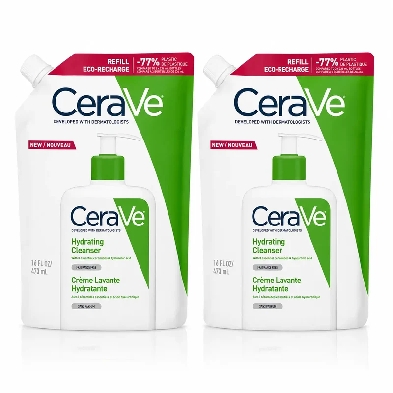 Cerave Pack Cerave Recarga Limpiadora Hidratante , 473 Ml, x2
