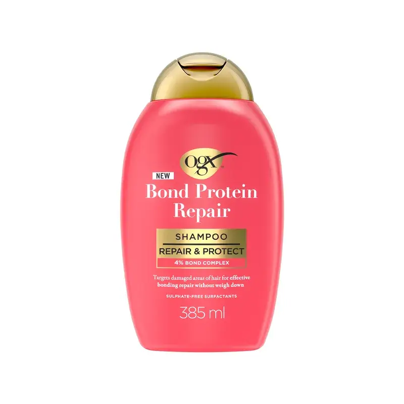 Ogx Bond Repair Shampoo, Champú Reparador, Sin Sulfatos Para El Pelo, 385 Ml
