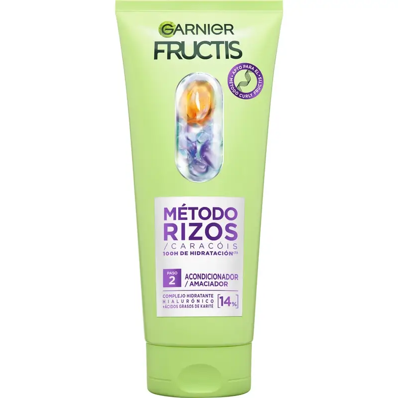 Garnier Fructis Método Rizos Acondicionador Paso 2, 200 ml