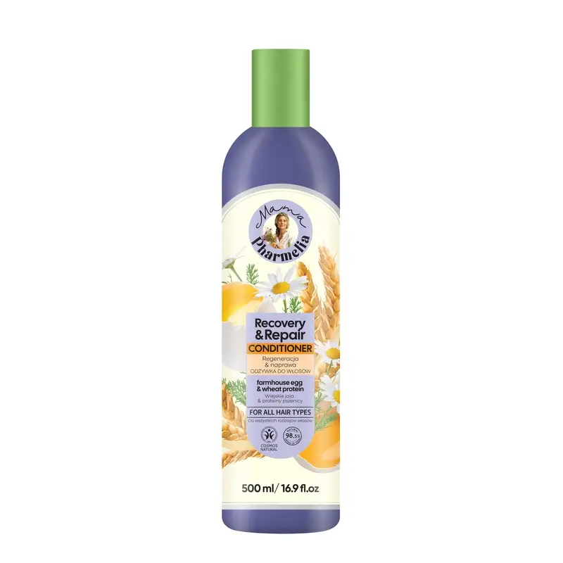 Mama Pharmelia Acondicionador Repara Y Recupera Huevo De Granja Y Proteína De Trigo, 500 Ml