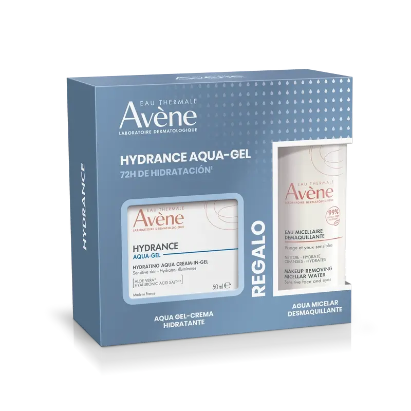 Avene Pack Hydrance Aqua Gel 50Ml + Agua Micelar 100Ml Regalo