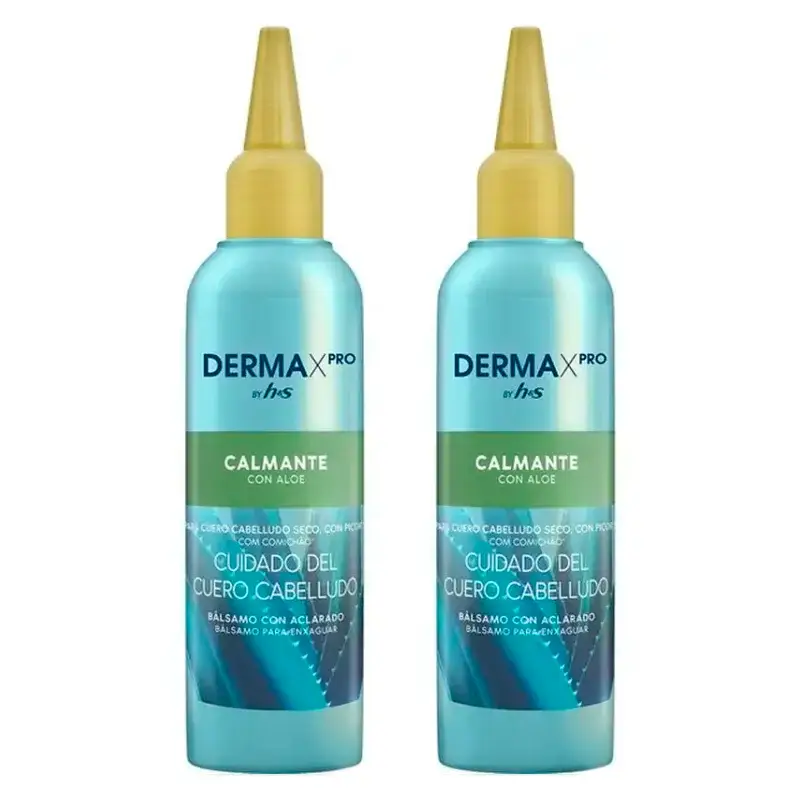 H&S Bálsamo Anticaspa Para Cuero Cabelludo Dermaprox Calmante, Pack 2 x 145 ml