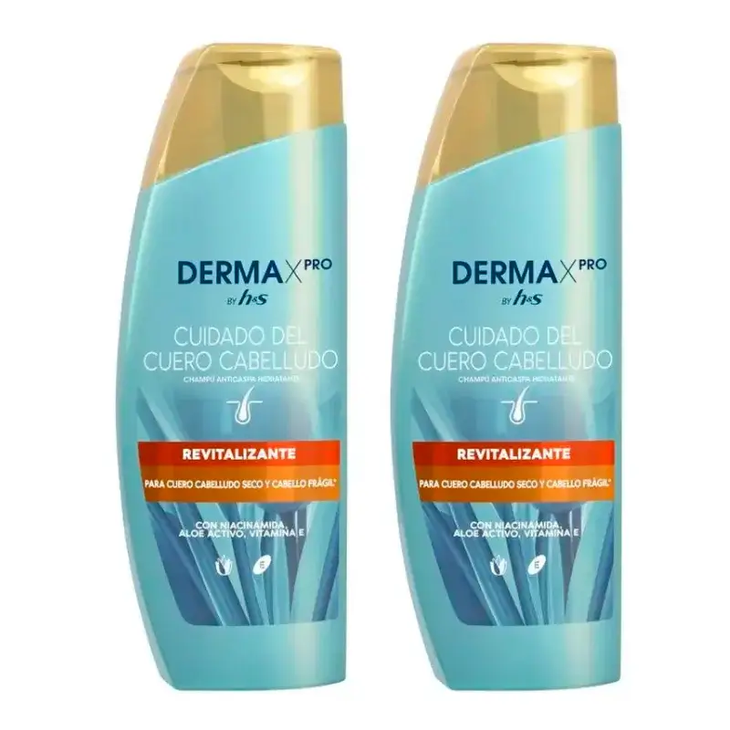 H&S Champú Dermaprox Revitalize, Pack 2 x 300 ml