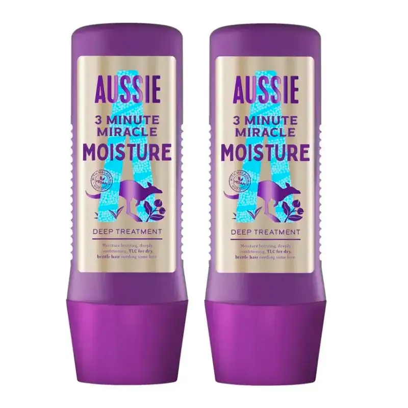 Aussie Mascarilla 3 Minutes Miracle Hydration Sos, Pack 2 x 225 ml