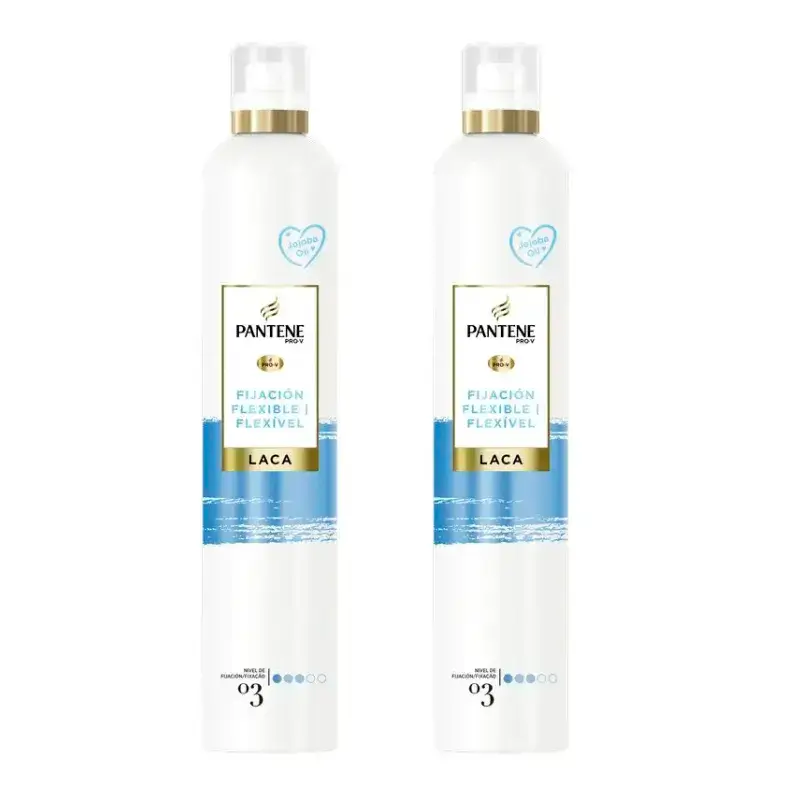 Pantene Pro-V Laca Fijación Con Movimiento, Pack 2 x 370 Ml