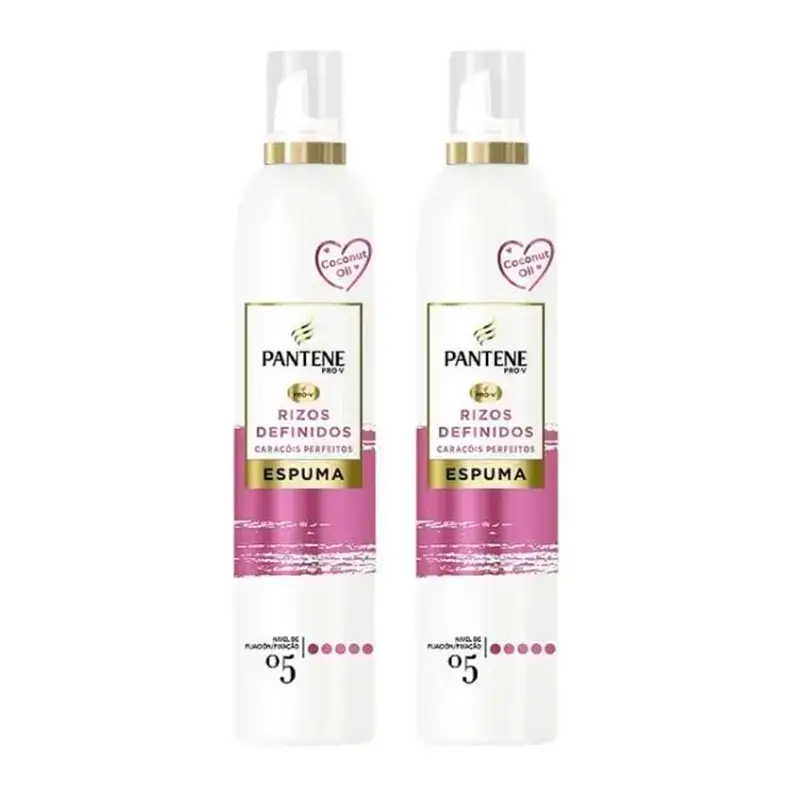 Pantene Pro-V Espuma Nutritiva Cabello Rizos Perfectos, Pack 2 x 300 ml