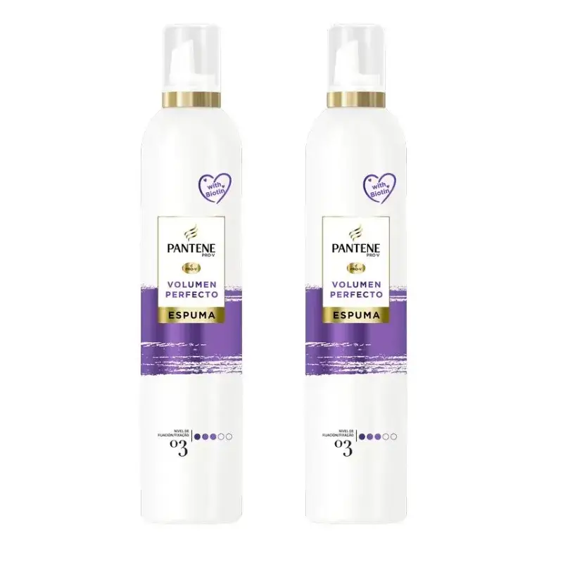 Pantene Pro-V Espuma Nutritiva Volumen Perfecto, Pack 2 x 300 Ml