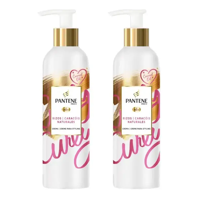 Pantene Pro-V Crema Nutritiva Rizos Con Movimiento, Pack 2 x 235 Ml