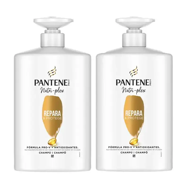 Pantene Nutri Plex Champú Repara Y Protege , Pack 2 x 1000Ml