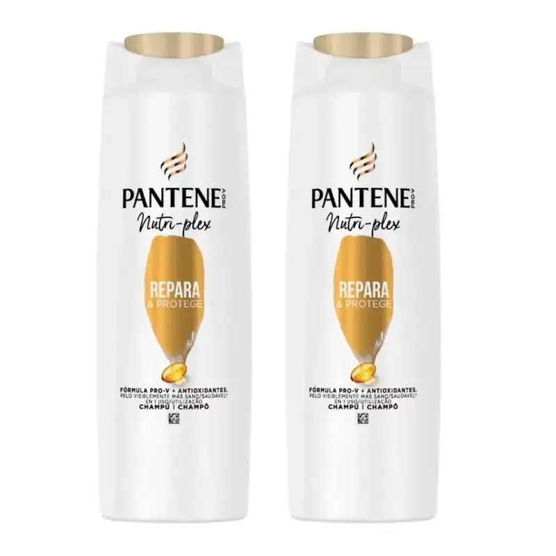Pantene Nutri Plex Champú Repara Y Protege , Pack 2 x 385Ml