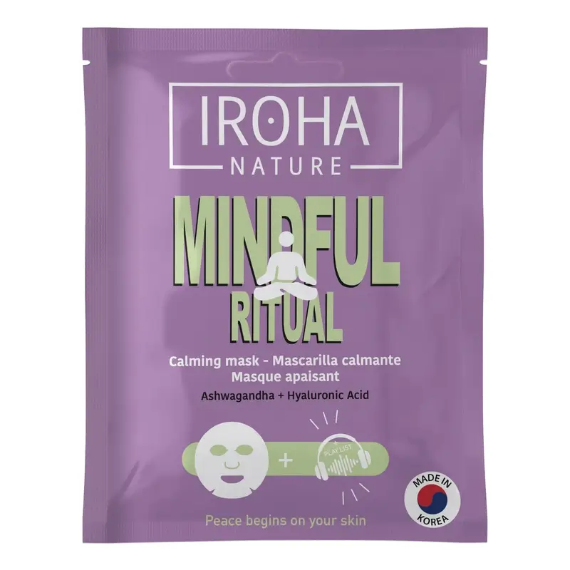 Iroha Nature Mascarilla Facial Mindful Ritual Hidratante & Calmante , 1 unidad