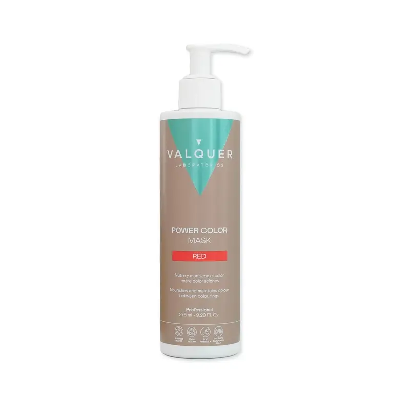 Valquer Mascarilla Color Rojo - Power Color , 275 ml