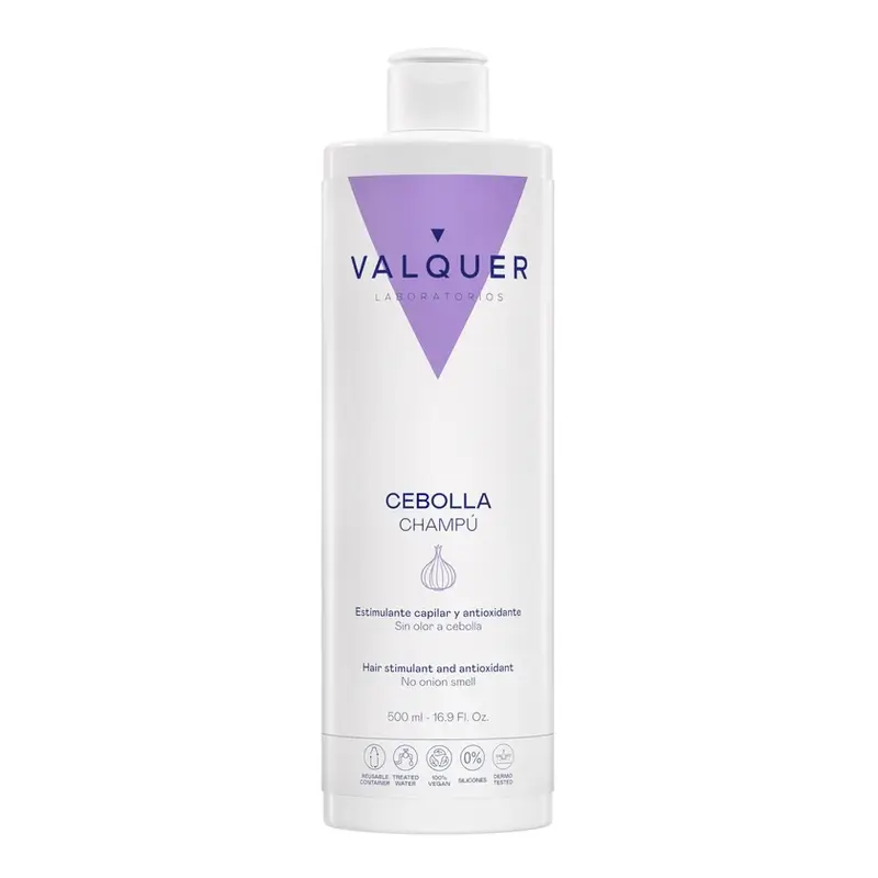 Valquer Champú De Cebolla - Revitalizante, Antioxidante Y Purificante , 500 ml