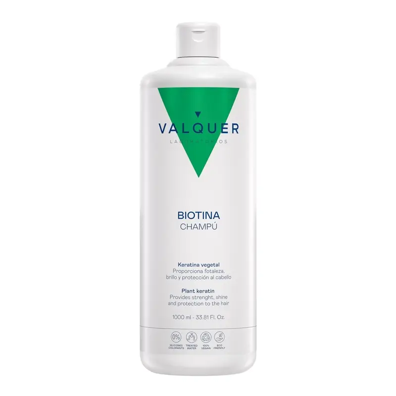 Valquer Champú Con Biotina & Keratina , 1 L