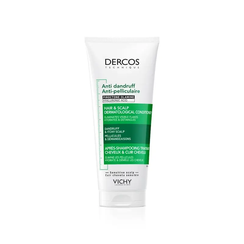 Vichy Acondicionador Dercos Anticaspa Hidratante, 200ml