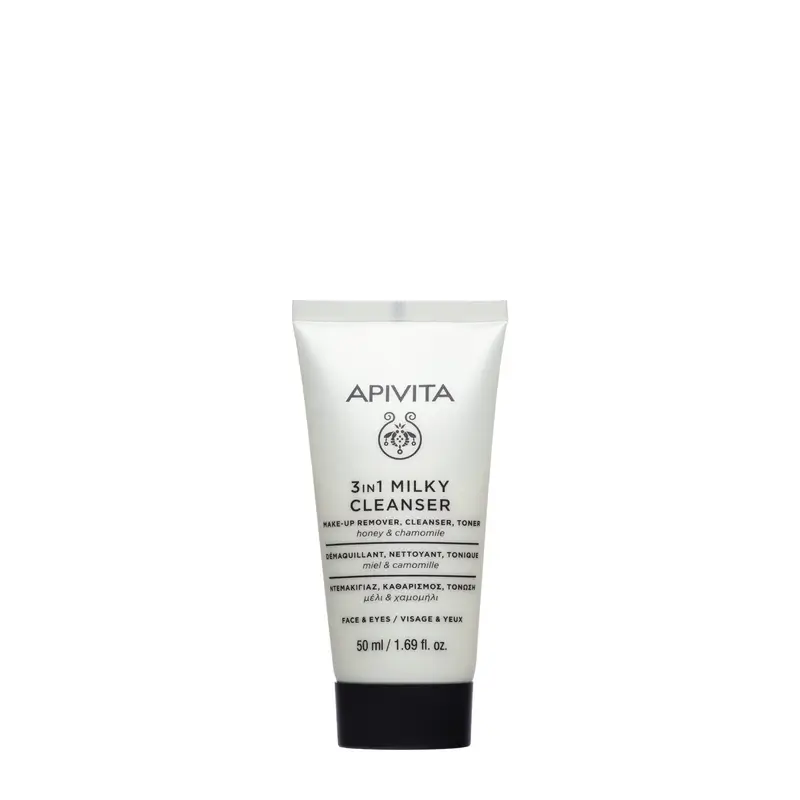 Apivita Leche Limpiadora 3 En 1, 50 ml