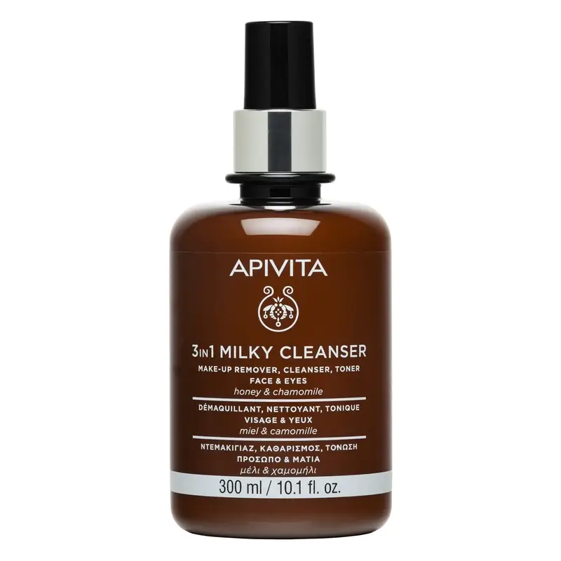 Apivita Leche Limpiadora 3 En 1, 300 ml