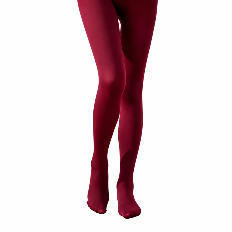 Miomu Panty Medias Clásicas para Mujer, Carmesí Vibrante