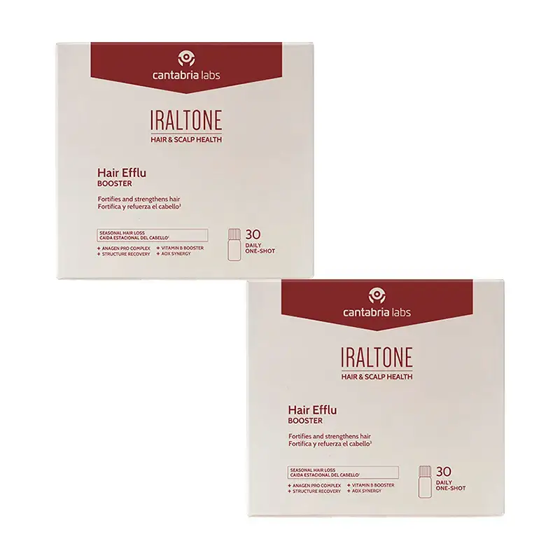 Iraltone Capilar Efflu Booster, Pack 2 , 60X15Ml