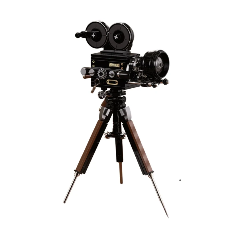 Miomu Bloques Armables, Proyector Cinemátografico Luces, Cámara y Acción