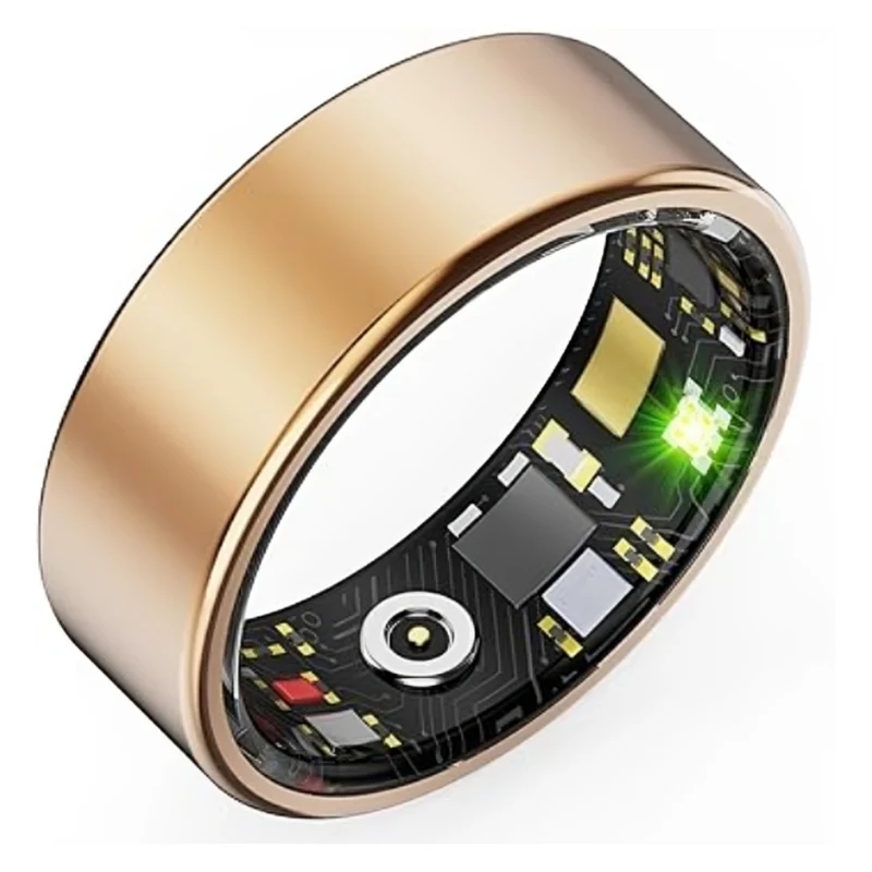 Miomu Anillo Inteligente MR6 con Monitoreo Deportivo y Sueño, Dorado