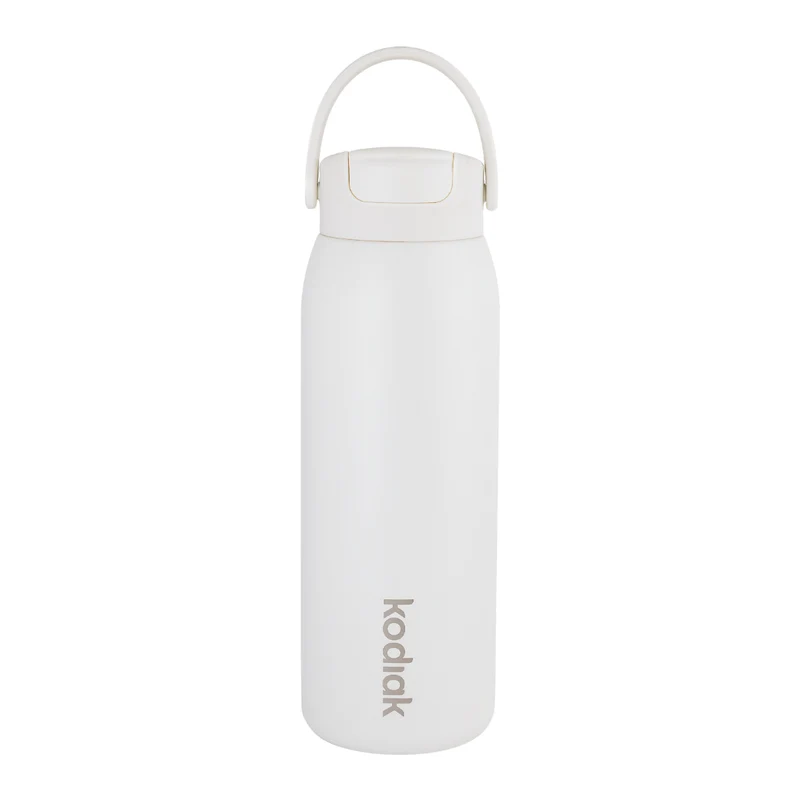 Kodiak Impact 946ml Insulated Stainless Steel Bottle with Straw Lid - White Mist